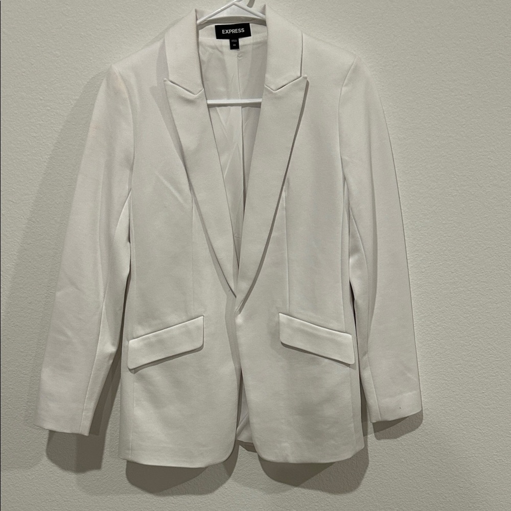 Express Women's Elegant Cream Blazer